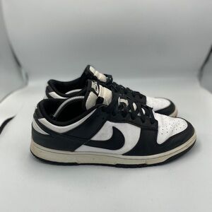 Size 12 Men’s Nike Dunk Low Panda Used Black White Trainers Casual